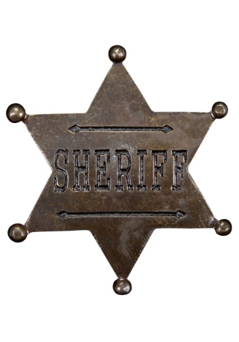 Sheriff Star Badge By: Elope for the 2022 Costume season.