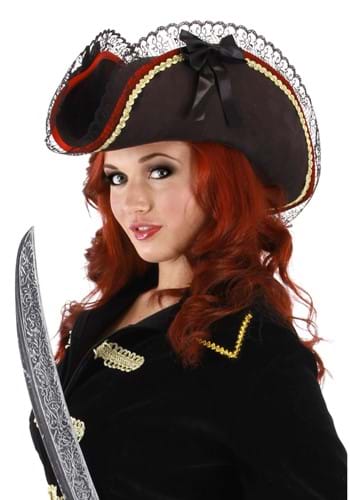 Lady Buccaneer Black Hat By: Elope for the 2022 Costume season.