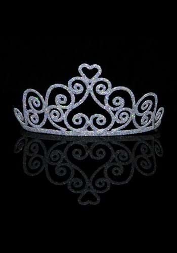Adult Sparkle Heart Tiara -image