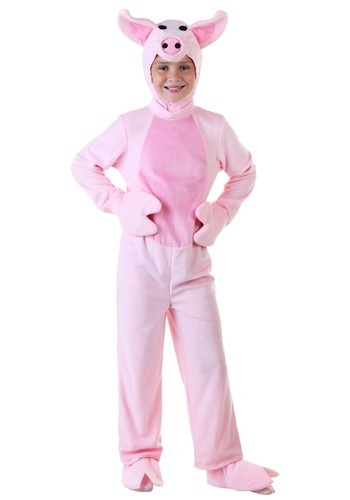Kids Pig Costume -image