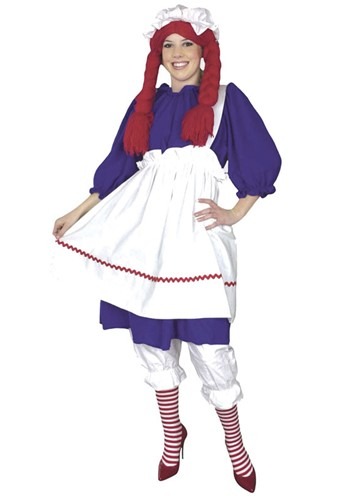 Plus Size Rag Doll Costume -image