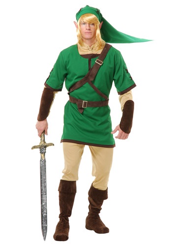Adult Elf Warrior Costume -image