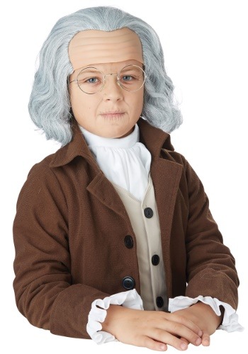 Child Benjamin Franklin Wig -image