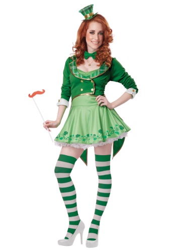 Lucky Charm Women's Leprechaun Costume -image