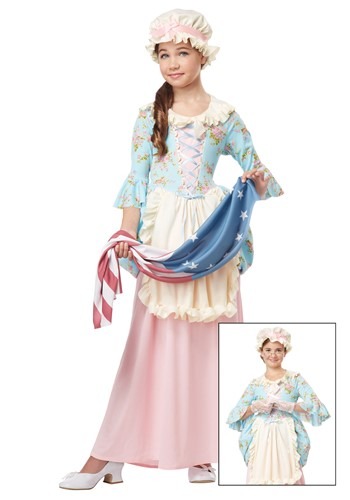 unknown Girls Colonial Lady Costume