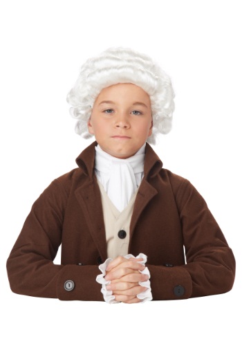Child Colonial Man Wig -image