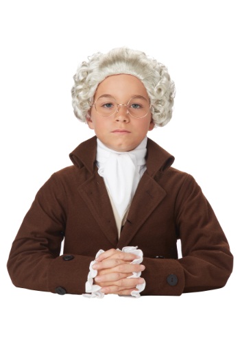 Child Colonial Peruke Wig -image