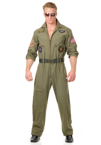 Plus Size Air Force Pilot Costume -image