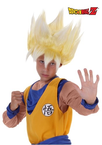 Child Super Saiyan Goku Wig -image