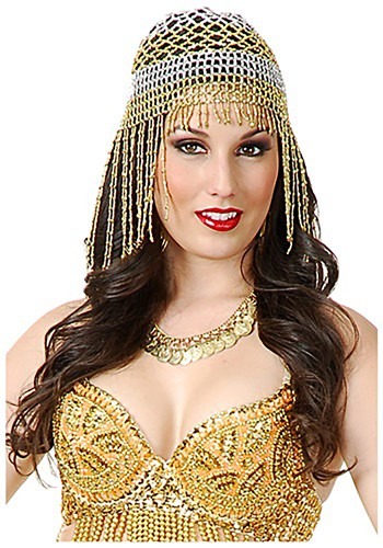 Beaded Belly Dancer Headpiece -image