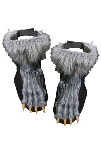 Silver Werewolf Shoe Covers -image