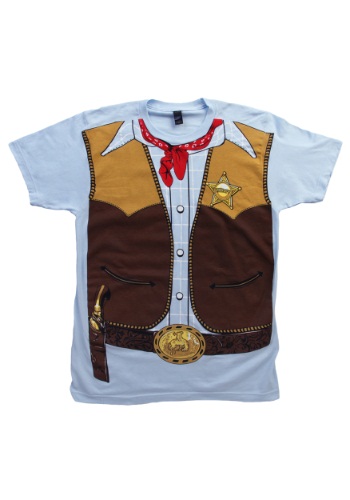 Mens Cowboy Costume T-Shirt By: Impact for the 2022 Costume season.