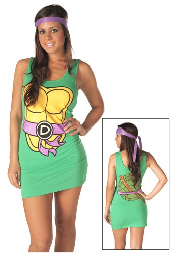 TMNT Donatello Purple Tank Dress -image
