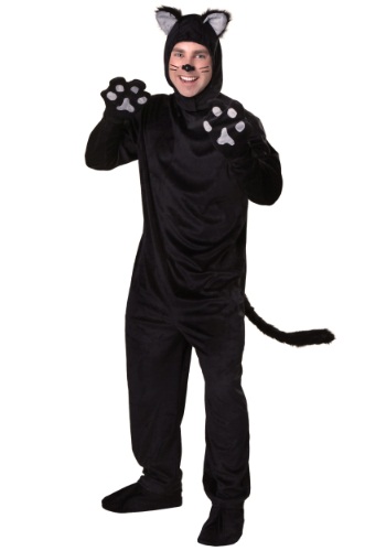 Plus Size Black Cat Costume -image