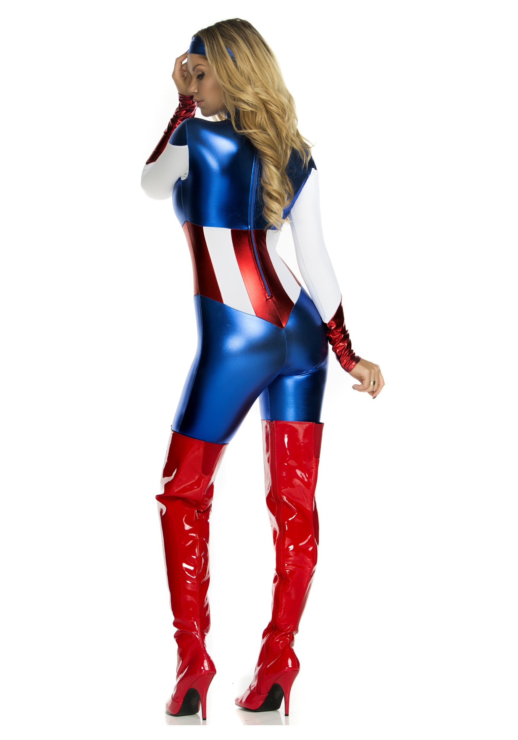 Womens American Beauty Superhero Costume 2