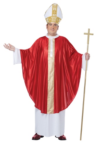 Plus Size Pope Costume -image