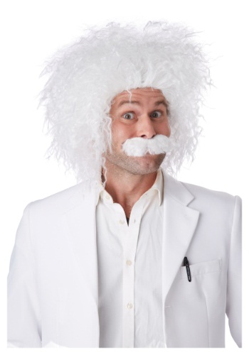 E=MC2 Wig & Mustache -image