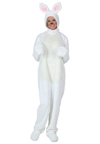 Plus Size White Bunny Costume By: Fun Costumes for the 2022 Costume season.