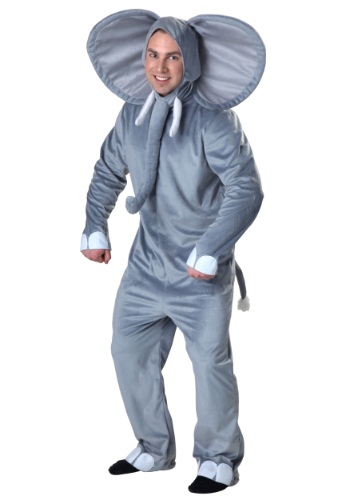 Adult Happy Elephant Costume -image