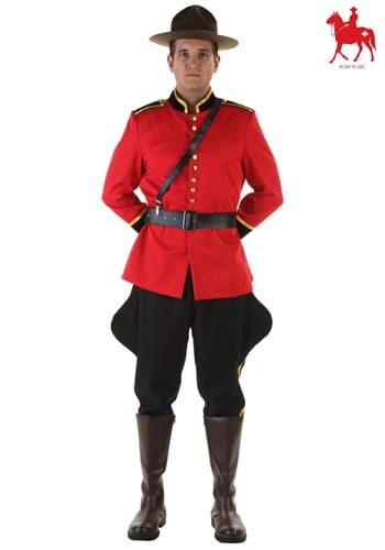 Plus Size Canadian Mountie Costume -image
