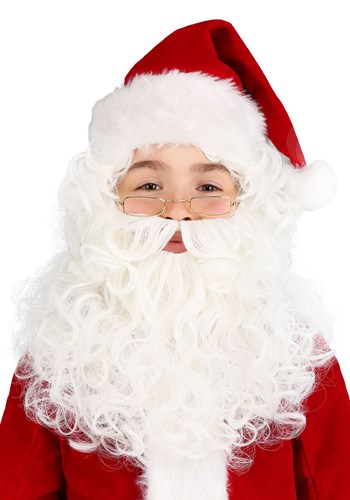 Child Santa Wig and Beard By: Bayi Co. for the 2022 Costume season.