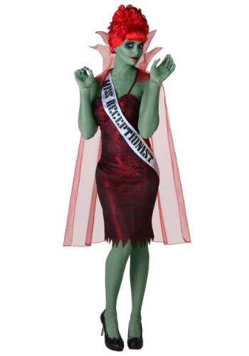 Plus Size Miss Dead Receptionist Costume -image