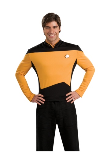 Star Trek: TNG Adult Deluxe Operations Uniform By: Rubies Costume Co. Inc for the 2022 Costume season.