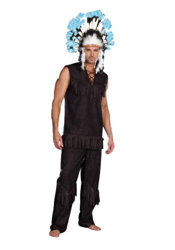 Men's Indian Chief Costume By: Dreamgirl for the 2022 Costume season.