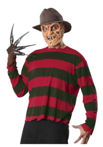Adult Freddy Krueger Costume Kit By: Rubies for the 2022 Costume season.