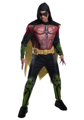 Men's Robin Arkham Origins Costume By: Rubies Costume Co. Inc for the 2022 Costume season.