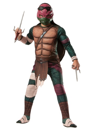 Ninja Turtle Movie Child Deluxe Raphael Costume -image