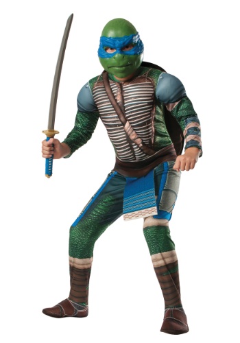 Ninja Turtle Movie Child Deluxe Leonardo Costume By: Rubies for the 2022 Costume season.