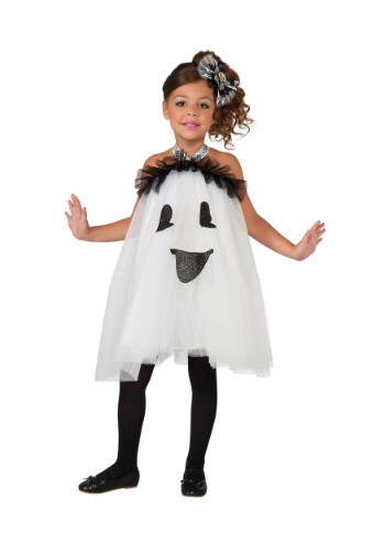 Girls Ghost Tutu Dress By: Rubies for the 2022 Costume season.