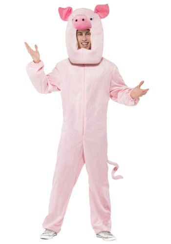 Adult Pig Costume -image