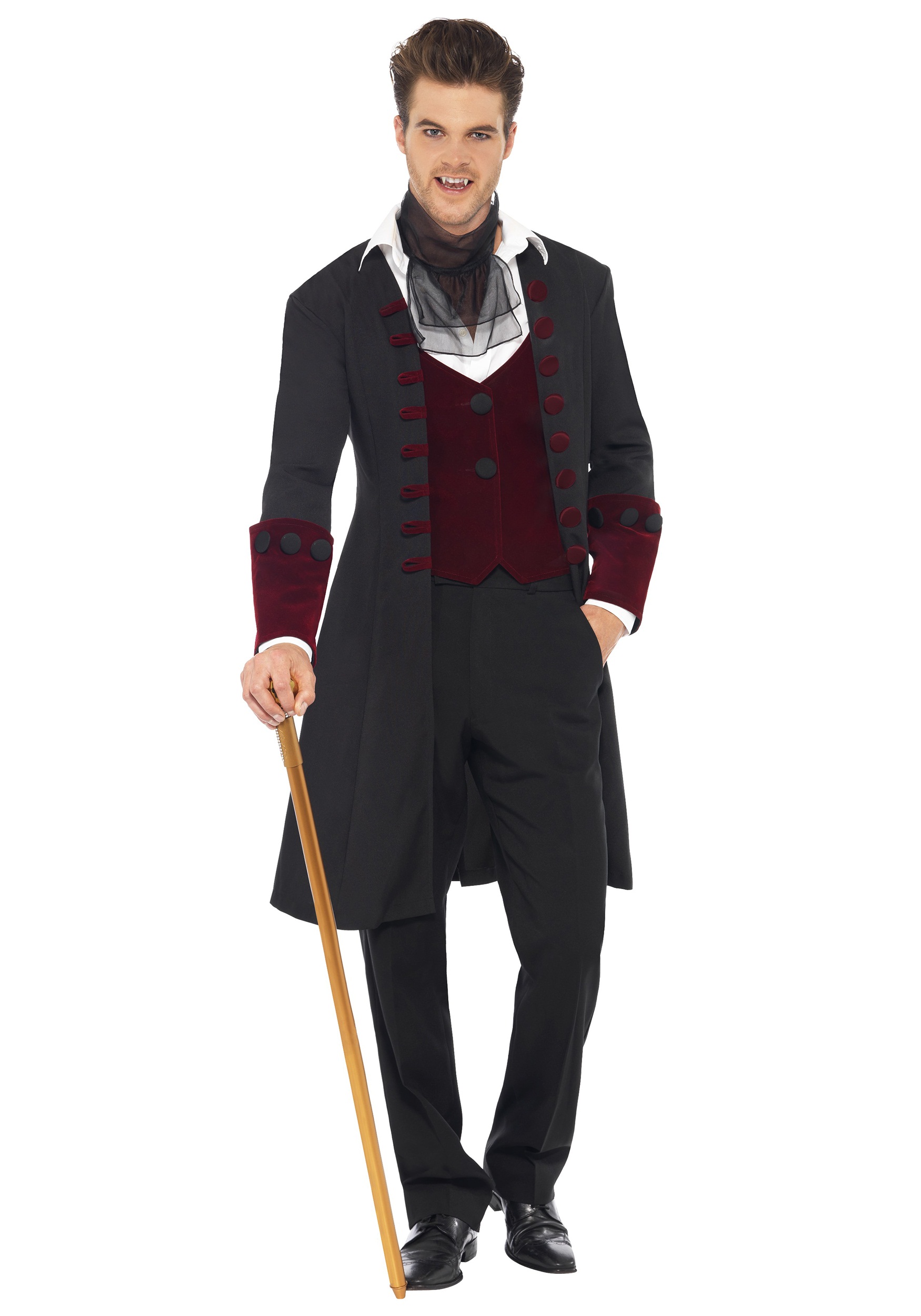 Victorian Vampire Costume Men Men's Gothic Vampire Costume