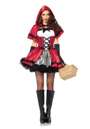 Gothic Red Riding Hood Adult Costume