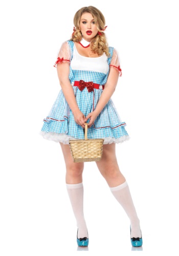 Wizard of Oz Plus Size Dorothy Blue Dress