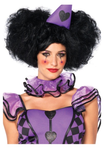 Red Queen Black Bob Wig -image
