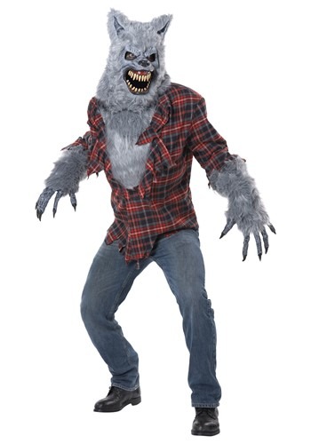 Adult Gray Lycan Werewolf Costume