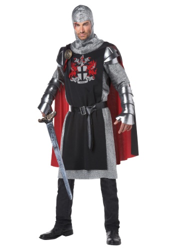 Men's Medieval Knight Costume -image