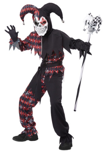 Child's Sinister Jester Costume By: California Costume Collection for the 2022 Costume season.