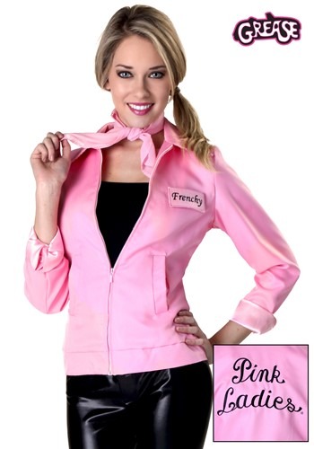 Authentic Grease Plus Size Pink Ladies Jacket By: Bayi Co. for the 2022 Costume season.