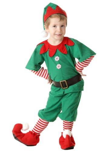 unknown Toddler Happy Christmas Elf Costume