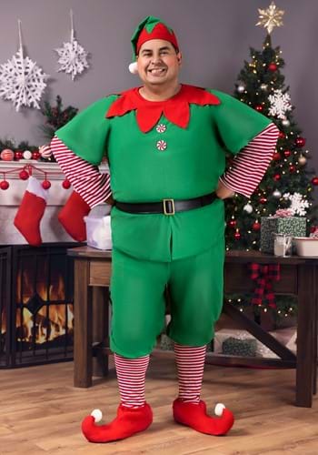 Plus Size Holiday Elf Costume -image