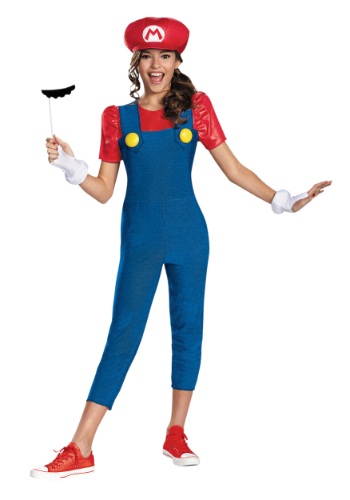 Tween Girls Mario Costume By: Disguise for the 2022 Costume season.