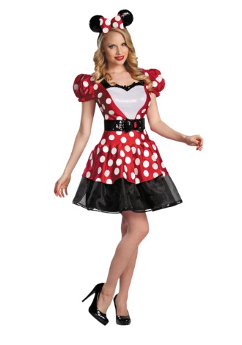 Red Glam Minnie Mouse Costume By: Disguise for the 2022 Costume season.