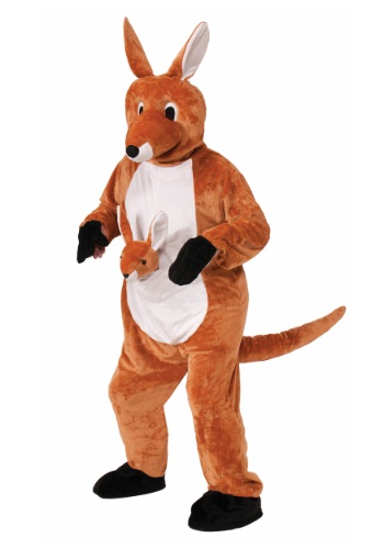 Jumpin Jenny Kangaroo Mascot Costume -image