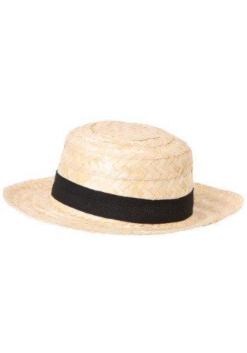 Straw Skimmer Hat -image