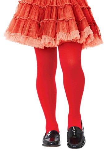 unknown Child Red Tights