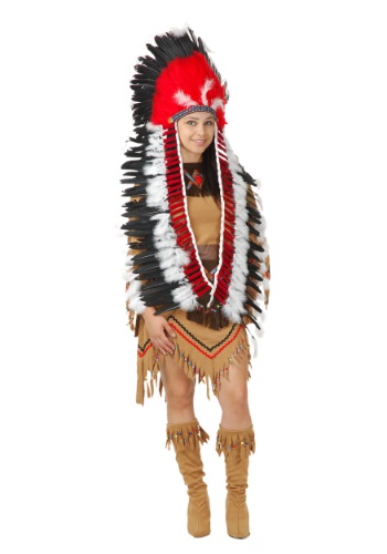 Indian Headdress with Trailer By: Charades for the 2022 Costume season.